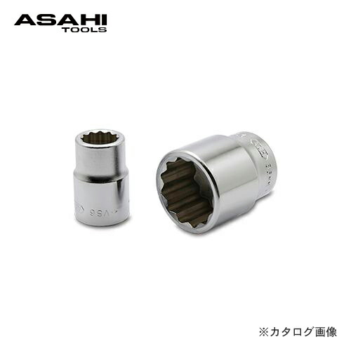 アサヒ ASH 差込角19.0mm VS6 ソケット(12角) VS6550