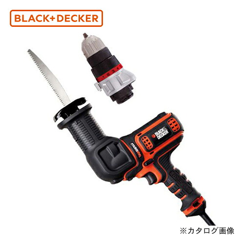 ブラックアンドデッカー BLACK&DECKER EVO コード式マルチのこぎり+ドリルド ライバーヘッド付き EARD800 589079|KanamonoYaSan KYS