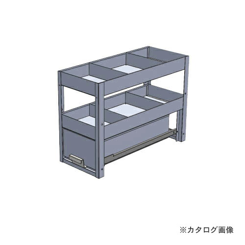 【送料別途】【直送品】デンサン DENSAN システムキャビネット(サイド棚) SCT-S03