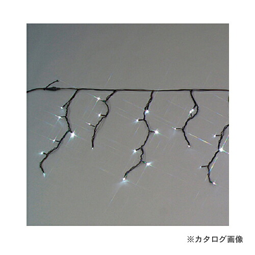 ジェフコム JEFCOM LED アイスクルカーテン 単色タイプ(白・白) SJ-EA20-0506WW