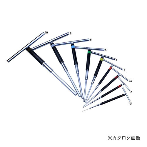 TSUNODA T型クイックターンレンチ ビット径6.0mm TL-6.0