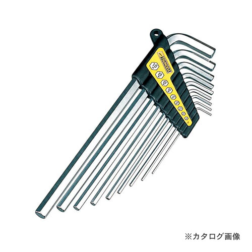 TSUNODA ロングタイプ六角棒レンチ 9本組セット KL-A