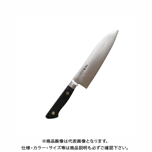 関兼常 本匠兼正 Eシリーズ 全鋼 口金付 黒合板柄 三徳 E22