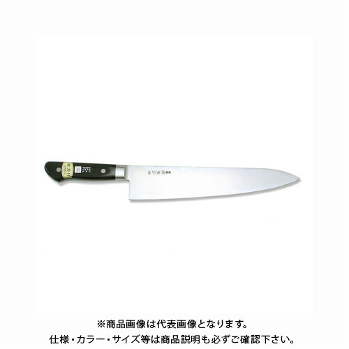 楽天市場】源兼正 Mシリーズ 全鋼 口金付黒合板柄 牛刀 180mm
