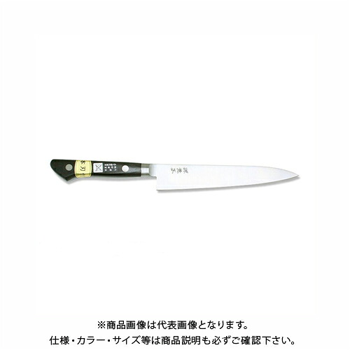 【受注生み出すこと】関兼常 源兼正 M続きもの 全鋼 口金付 黒合わせ板柄 ペティ KC-708