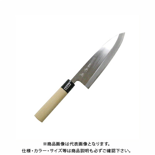 【受注生産】関兼常 本匠 兼正 Gシリーズ 霞研 水牛口付 朴柄 和包丁 相出刃 G-34｜KanamonoYaSan ＫＹＳ