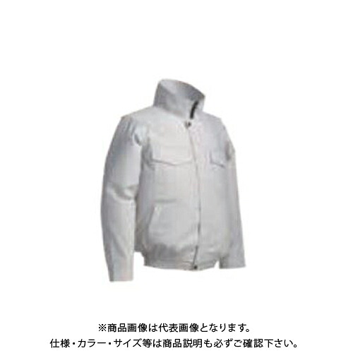COOLING BLAST 長袖ワークブルゾン (綿100％) 5Lサイズ シルバーグレー リンクサス LINXAS LX-6700WS