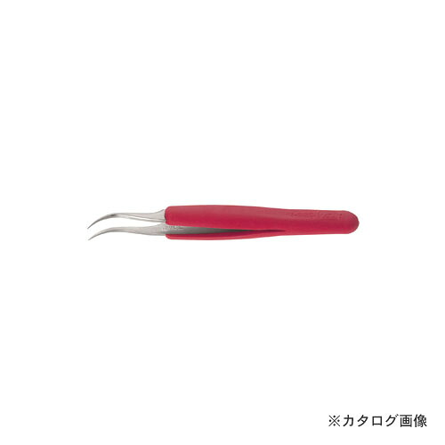 デュモント DUMONT 0304-7SAESD-ET1 ESD 毛抜き 赤 TYPE 7 手動工具-花・ガーデン・DIY-DIY・工具