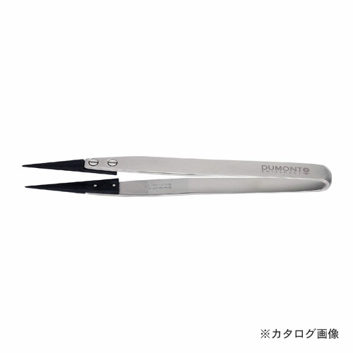 デュモント DUMONT 10004-E4-SM 先端交換式ピンセット 黒ESD