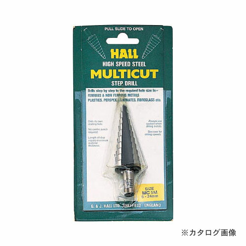 G&J HALL TOOLS MC2MX .六角シャンクステップドリル 10-20mm