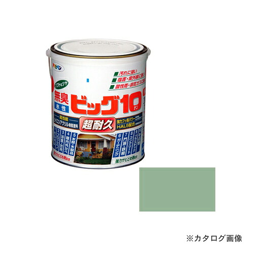 アサヒペン AP 水性ビッグ10多用途 1.6L 229モスグリーン