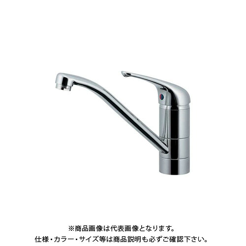 カクダイ シングルレバー混合栓 117-105K