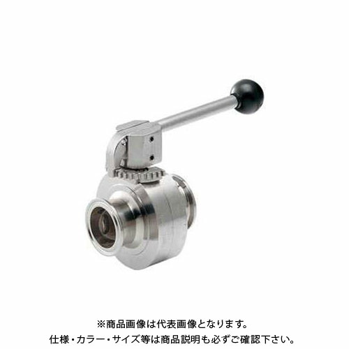 カクダイ サニタリーバタフライバルブ 691-30-C