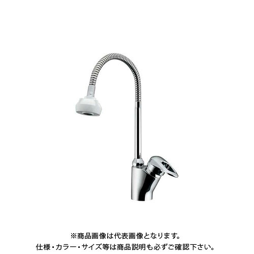カクダイ シングルレバー混合栓シャワー付 183-135