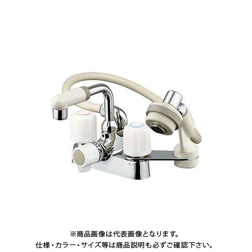 カクダイ 2ハンドル混合栓(シャワつき) 1521S｜KanamonoYaSan ＫＹＳ