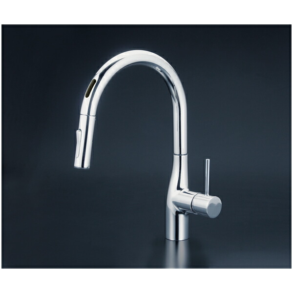 KVK KM6071ZEC 混合栓 シングルシャワー付混合栓（センサー付）（eレバー）：KM6071EC