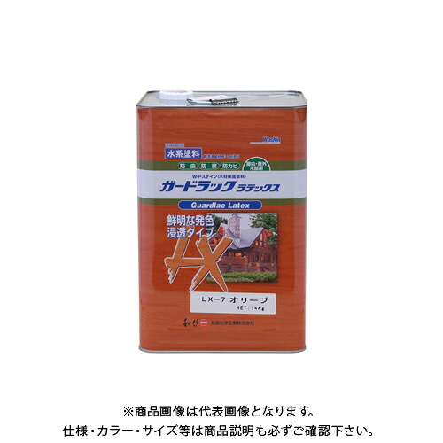 和信ペイント ガードラックラテックス オリーブ 14kg #950227|KanamonoYaSan KYS