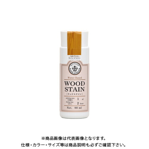 和信ペイント Wood Atelier ウッドステイン WS-10 ライトブラウン 90ml #800610