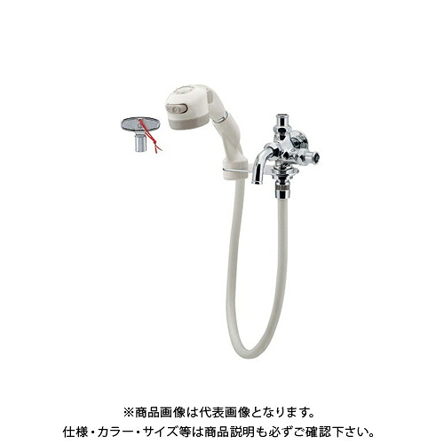 カクダイ KAKUDAI 704-152-13 共用ペット用双口水栓 704-152-13