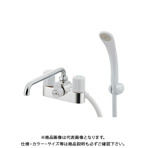 カクダイ KAKUDAI 152-102 2ハンドルシャワー混合栓 止水 152-102|KanamonoYaSan KYS
