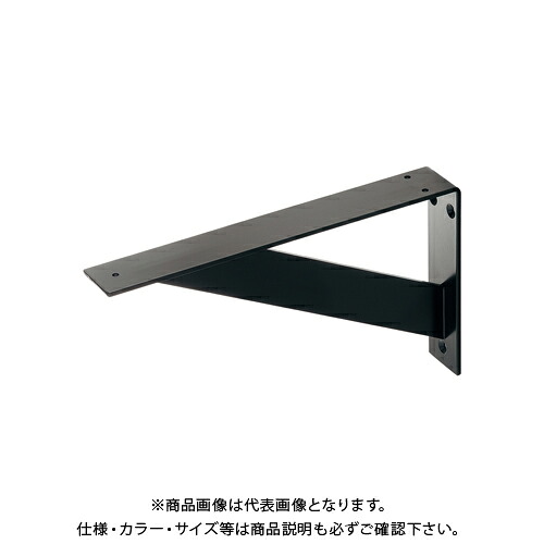 カクダイ KAKUDAI 250-001-D ブラケット 平鋼ツヤ消し黒 250-001-D