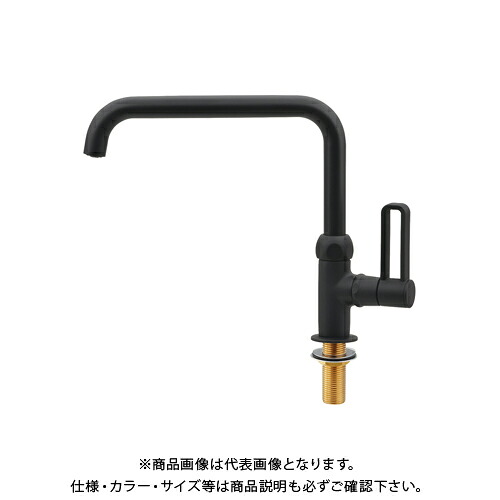 カクダイ KAKUDAI 700-801-D 泡沫立形自在水栓 M黒 700-801-D|KanamonoYaSan KYS