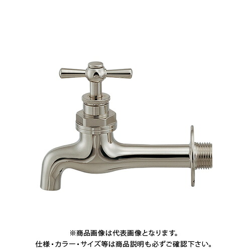 カクダイ KAKUDAI 702-006-N 胴長横水栓 ニッケルメッキ 702-006-N