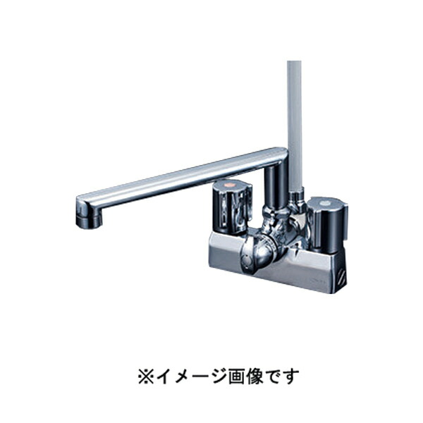 KVK デッキ一時止水付2ハンドルシャワー 寒冷地用 KF205ZGN