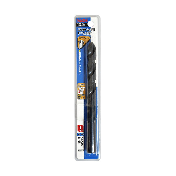 ステンレス用ドリル1本入 13.0mm BIGMAN ビッグマン 62162