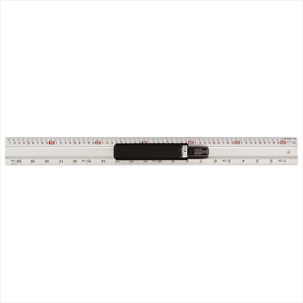アルミカットスケールハンドル付目盛 60cm 新潟精機 ACS-60H