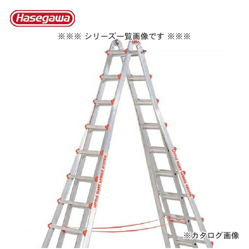 【貨物輸送別途】【直送品】ハセガワ 長谷川実業 長尺専用脚立(伸縮式) 超高層ビル LG-10121 16470