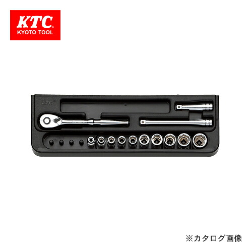 KTC 6.3sq. ソケットレンチセット(13点) TB210｜KanamonoYaSan ＫＹＳ