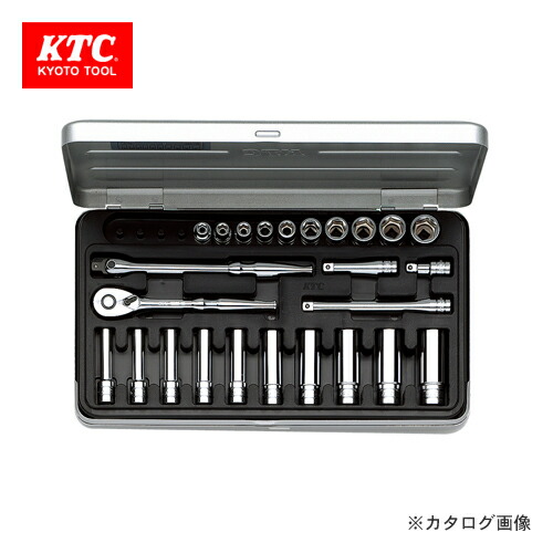 KTC 6.3sq. ソケットレンチセット(25点) TB2X20
