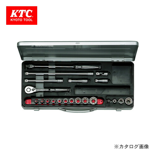 楽天市場】KTC 9.5sq. ソケットレンチセット(26点) TB3X20 : KanamonoYaSan ＫＹＳ