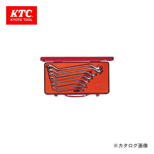 KTC 45°ロングめがねレンチセット(8本組) M258