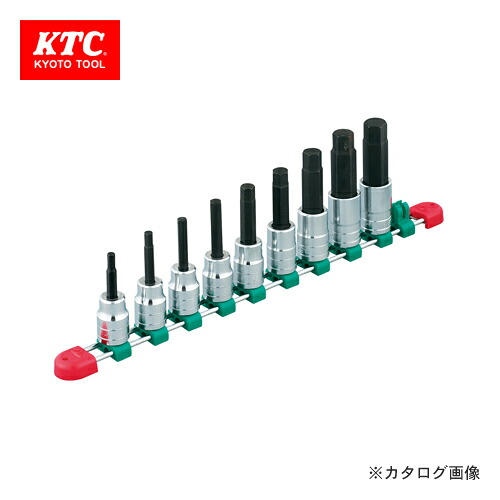 KTC 12.7sq.ヘキサゴンビットソケットセット(9コ組) TBT409BH