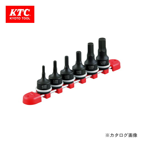 KTC 9.5sq. インパクトレンチ用ヘキサゴンレンチセット(6コ組) TBTP306P