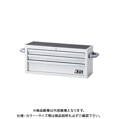 【送料別途】【直送品】KTC フラットトップチェスト(3段3引出し) EKR-2003WH｜KanamonoYaSan ＫＹＳ 44,437円