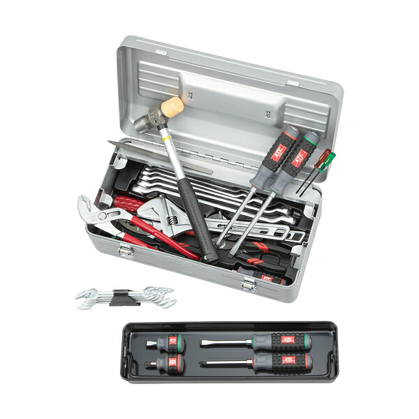 KTC 工具セット 片開きメタルケースタイプ [31点] SK0312S