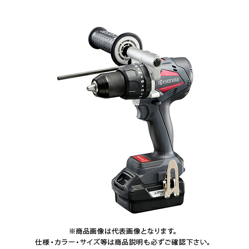 京セラ (リョービ) 充電式振動ドライバドリル 18V/5000mAh (電池パック+充電器+ケース付) 補助ハンドル・ストッパー付 DPD181L5 652401A|KanamonoYaSan KYS