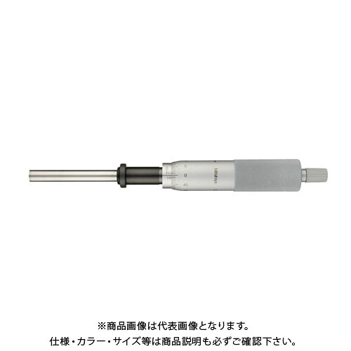 ミツトヨ Mitutoyo マイクロメーターヘッド(標準型) ナット付ステム 平面 ラチェット付 (151-255) MHH2-50