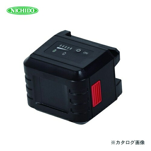【メーカー在庫限り】日動工業 着脱式LEDチャージライトミニ 用 予備バッテリー BAT-B44｜KanamonoYaSan ＫＹＳ