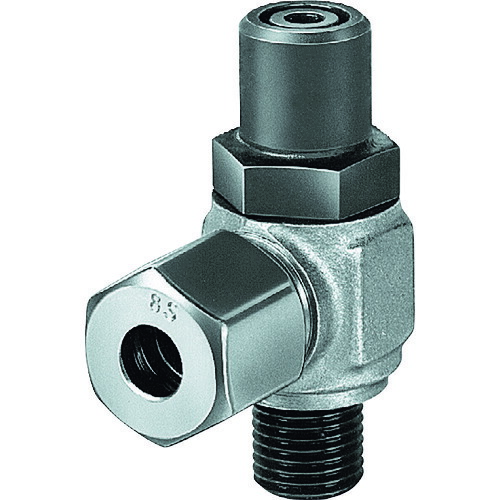 【送料別途】【直送品】ROEMHELD 流量制御弁 スイベル型流量絞り弁 G1/4 タイプA 9208181