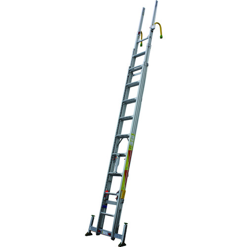 【貨物輸送別途】【直送品】ナカオ 3連伸縮ハシゴ レン太 7m アウトリガー 大屋根上仕かける付 3REN-7.0Y