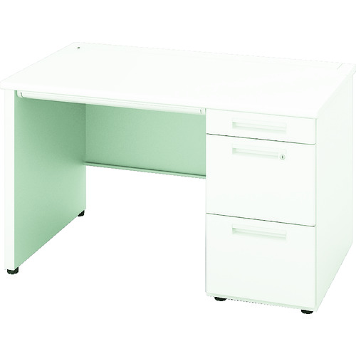 【送料別途】【直送品】ナイキ 片袖デスク(パネル脚) 1200×700×720 XEHH127GP-WH