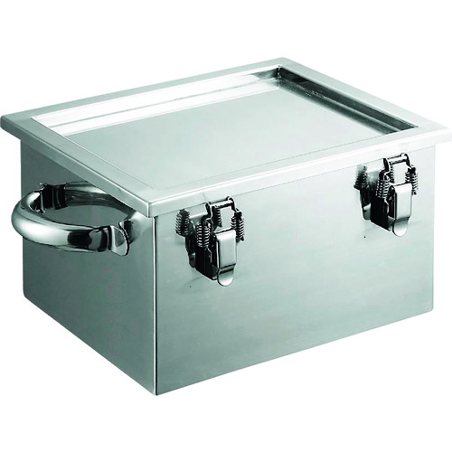 【貨物輸送別途】【直送品】オオモリ 角型密閉缶 (角溶接) 21L OM1013-42