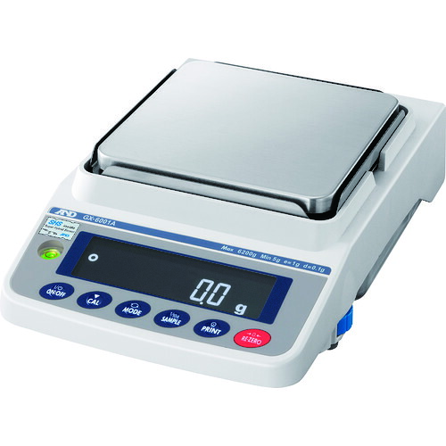 【貨物輸送別途】【直送品】A\u0026D 目盛り調整用重し内蔵汎用天びん GX-6001A JCSS目盛り調整付 GX6001A-00J00
