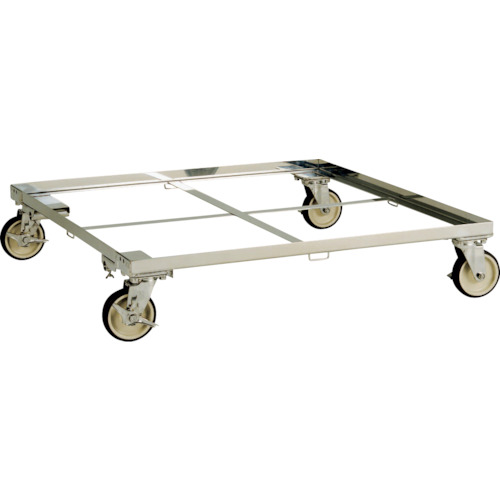 【送料別途】【直送品】テックサス パレット専用台車 1142X1130 SUSφ150ウレタン車 PLD-1111D