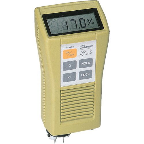 【貨物輸送別途】【直送品】サンコウ 明かり式水分計直流明かり持ちこたえる式超小型プローブ原則として手合い用材水分計 AQ-10