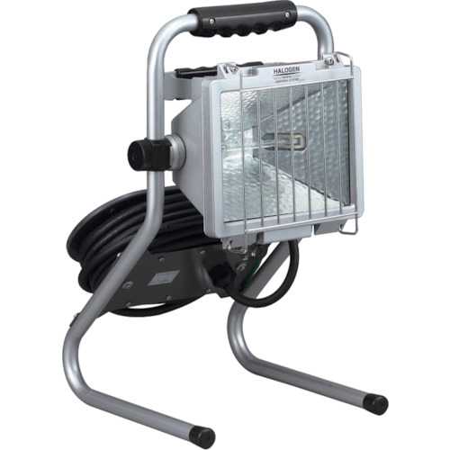 ハタヤ 防雨型ドラムスタンドハロゲンライト 300W 100V接地付電線7m PHD-307KN｜KanamonoYaSan ＫＹＳ